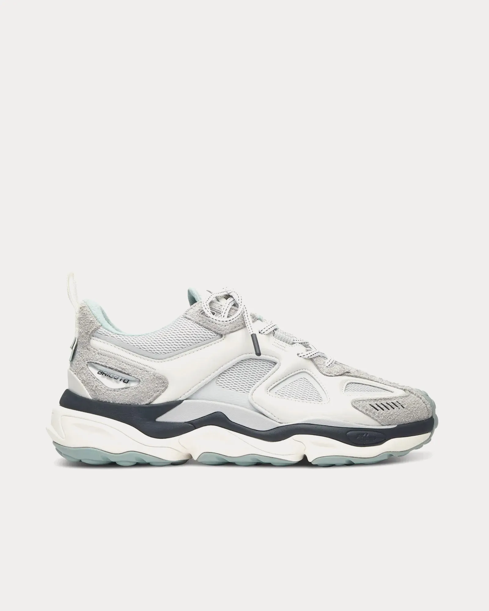 Satellite Runner White / Light Blue Low Top Sneakers