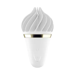 Satisfyer Sweet Treat White/Gold lay-on vibe