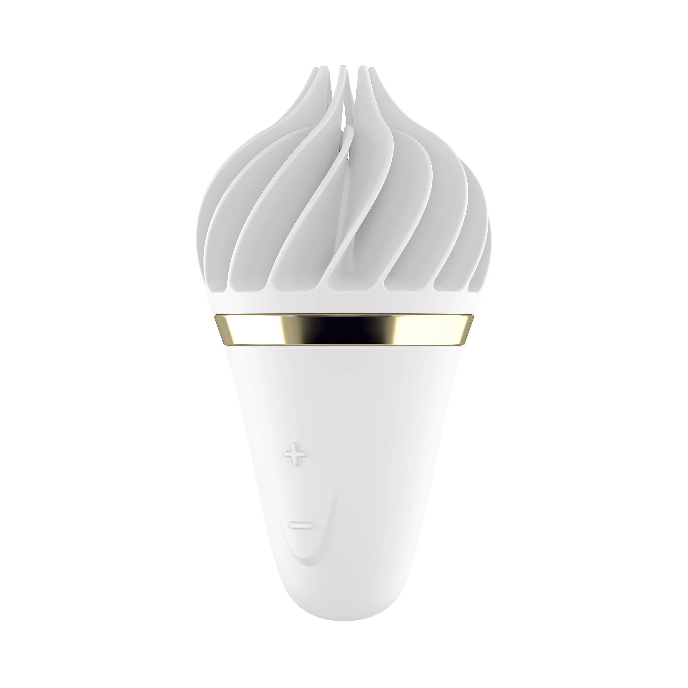 Satisfyer Sweet Treat White/Gold lay-on vibe