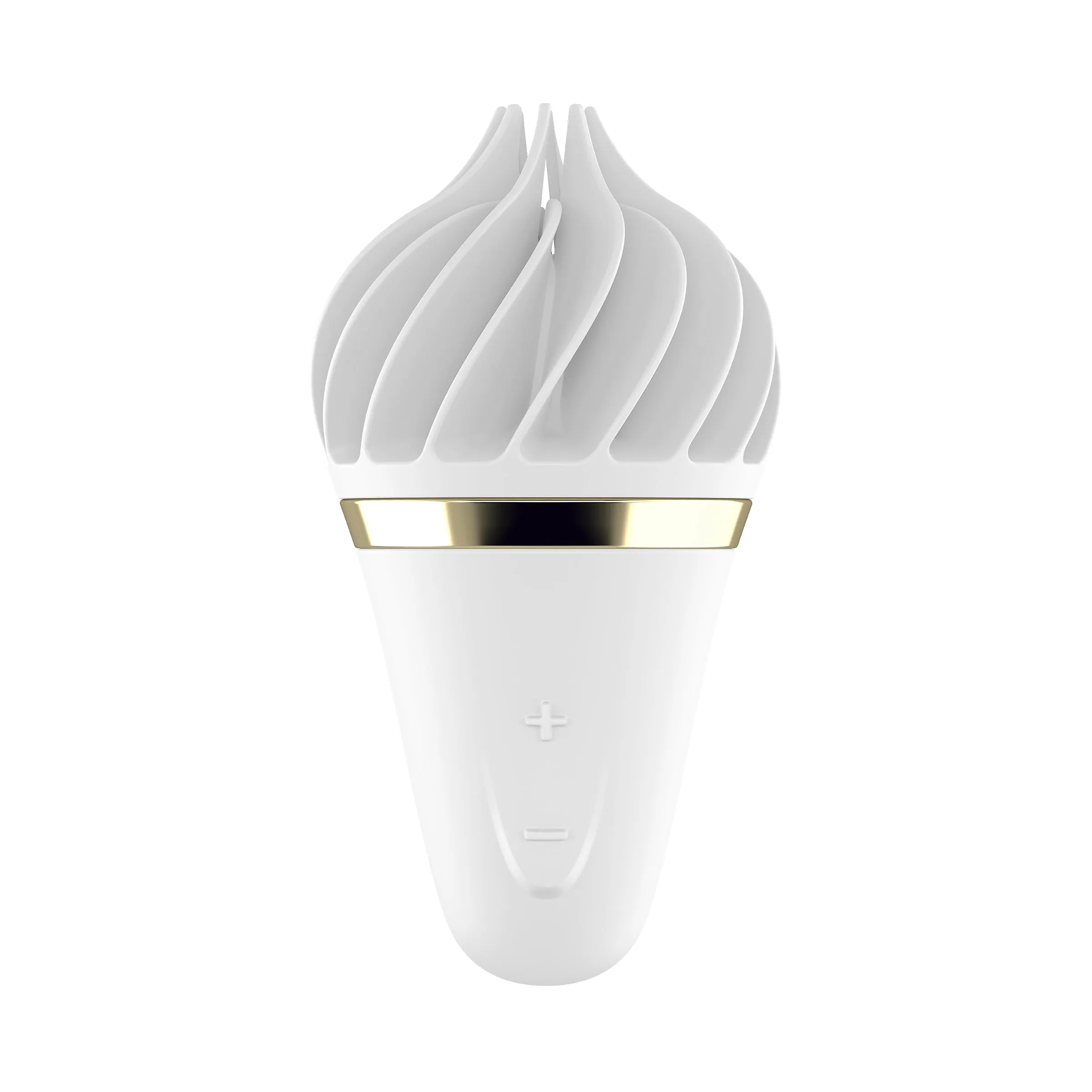 Satisfyer Sweet Treat White/Gold lay-on vibe