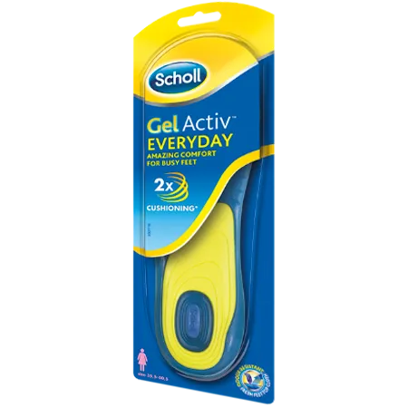 Scholl GelActiv Everyday Insoles - Size 35.5-40.5