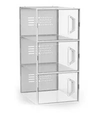 SEESRPING 12 Pack Shoe Storage Box, Clear Plastic Stackable Shoe Organizer for Closet, Space Saving X-Large Foldable Shoe Sneaker Containers Bins Holders Fit up to Size 14 (Black)