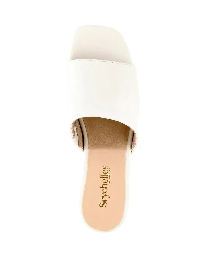 Seychelles Pepper Sandal - White Leather