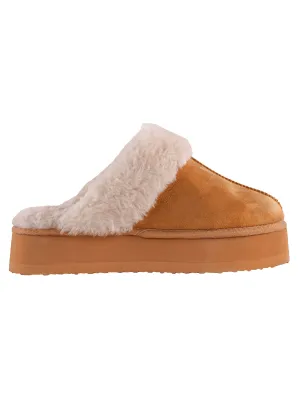Simply Southern Brown Open Platform Slipper Shoe