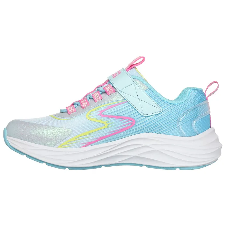 Skechers Girls Trainer Go Run Accelerate Light Blue/Multi