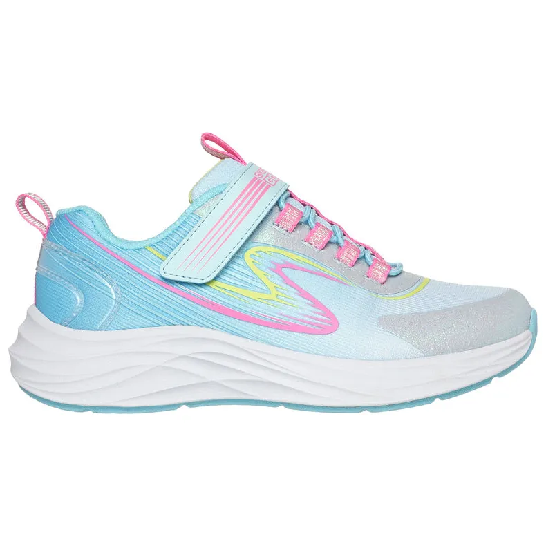 Skechers Girls Trainer Go Run Accelerate Light Blue/Multi