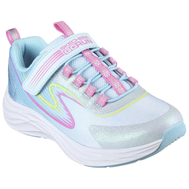 Skechers Girls Trainer Go Run Accelerate Light Blue/Multi