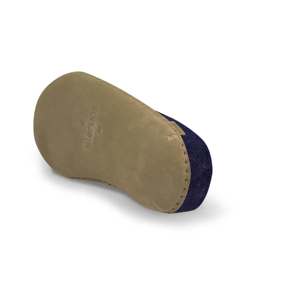 Slip-on with leather sole - Purple