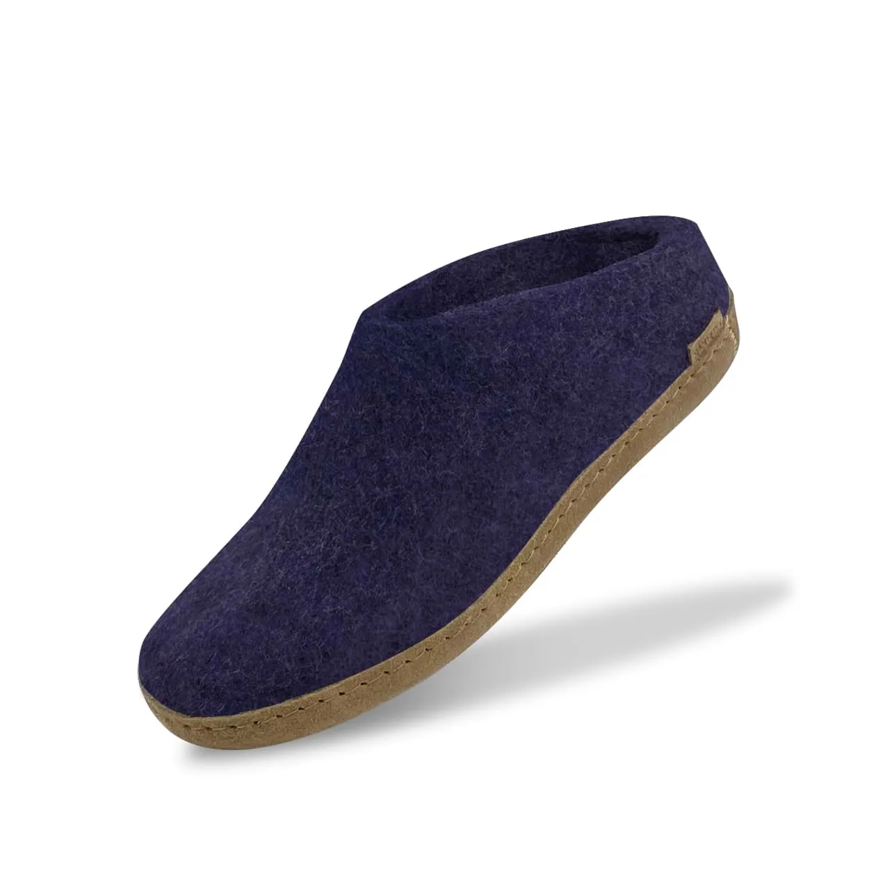 Slip-on with leather sole - Purple