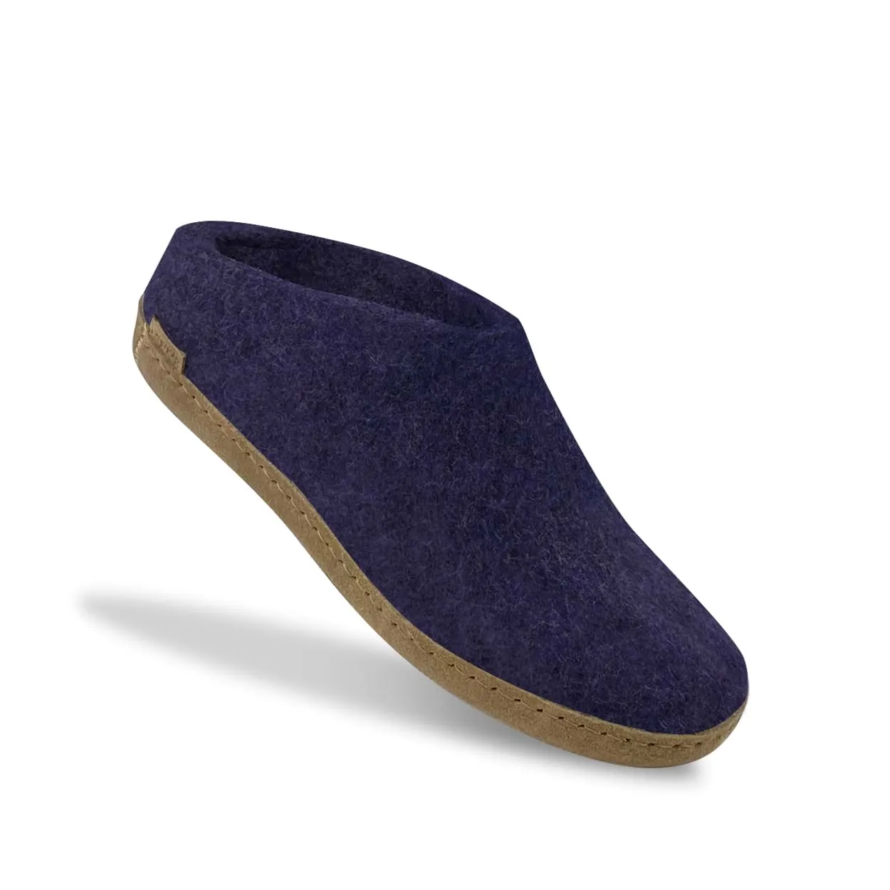 Slip-on with leather sole - Purple