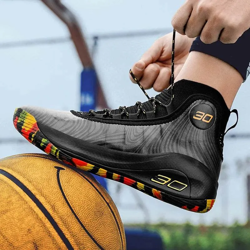 Sneakers Male Basketball Shoes Non-slip Light Outdoor Sport Breathable
