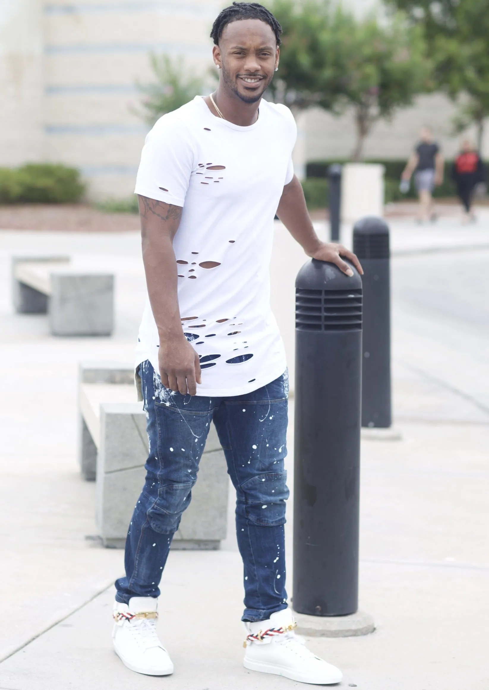 Street Fashion Oversized Long Slim Fit Shirt.