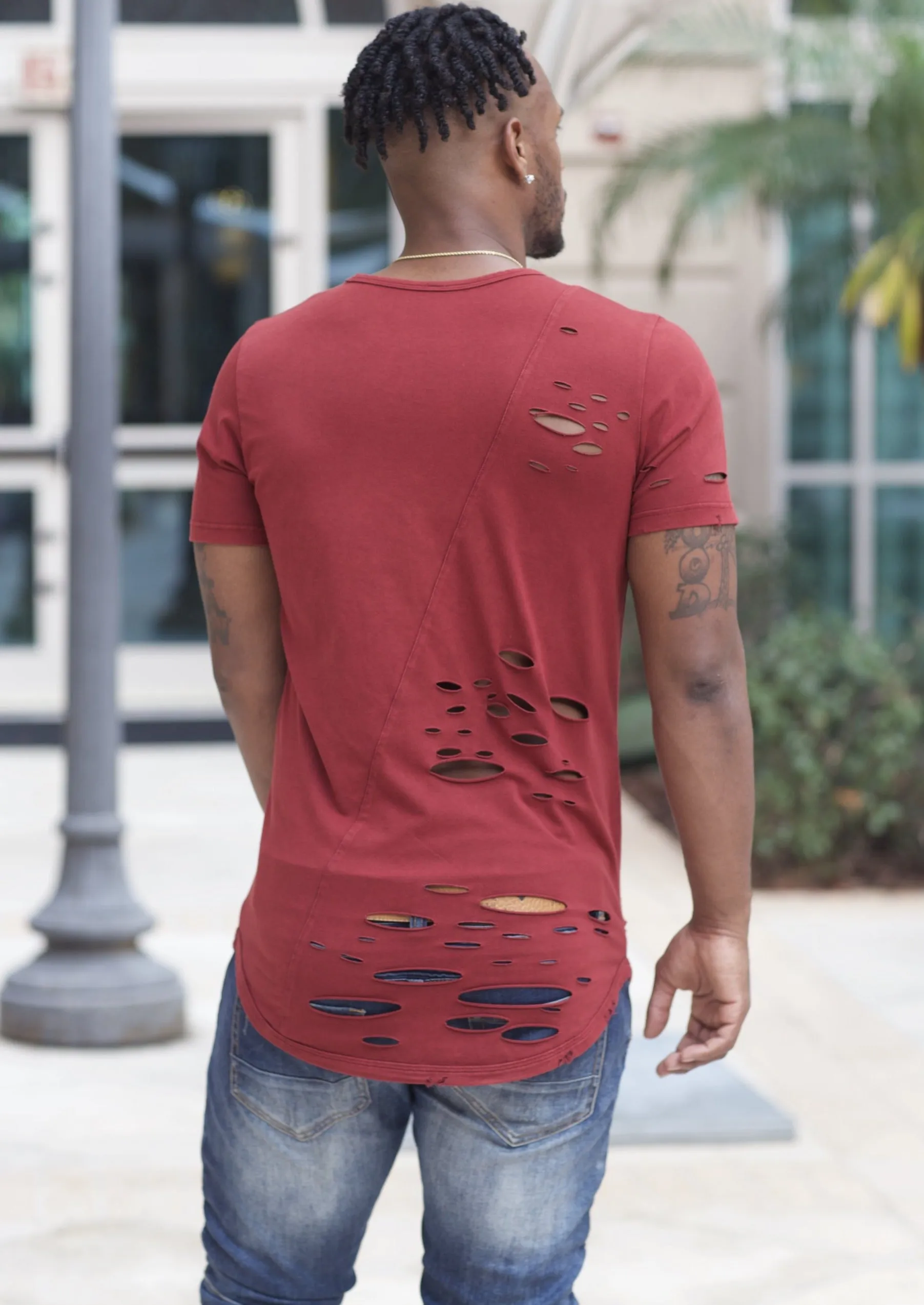 Street Fashion Oversized Long Slim Fit Shirt.