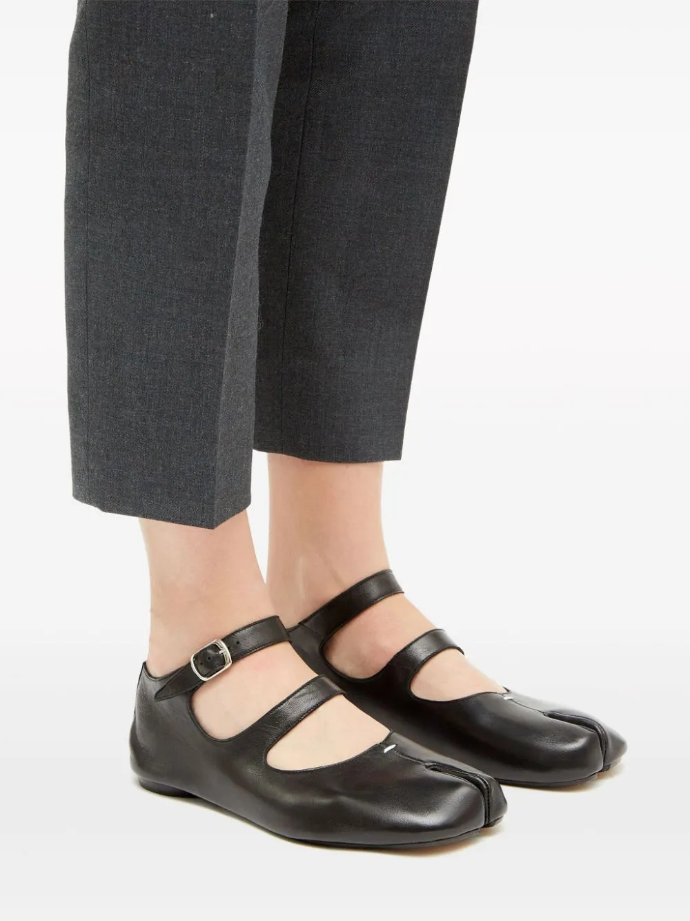 TABI leather BALLERINA