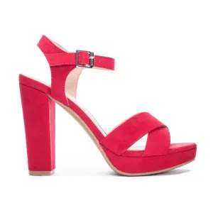 The Always Platform Sandal Heel: Red Platform Heel