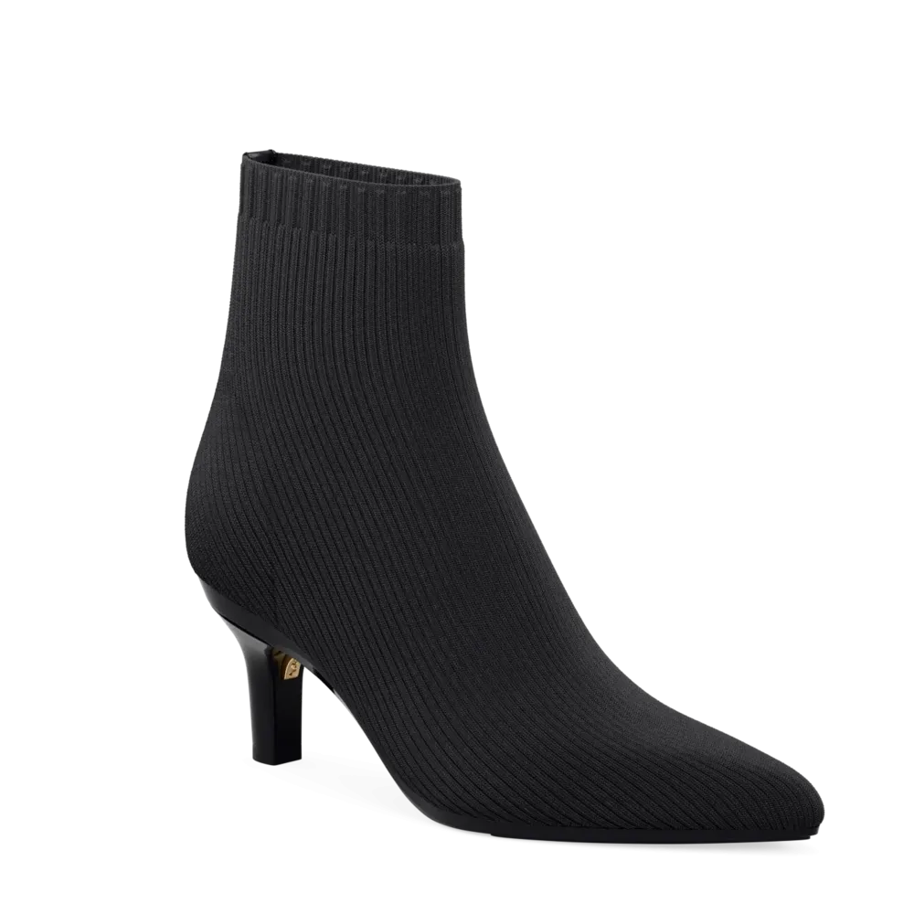 The Bootie - Coal Knit   Stiletto Heel Kit 3 Coal