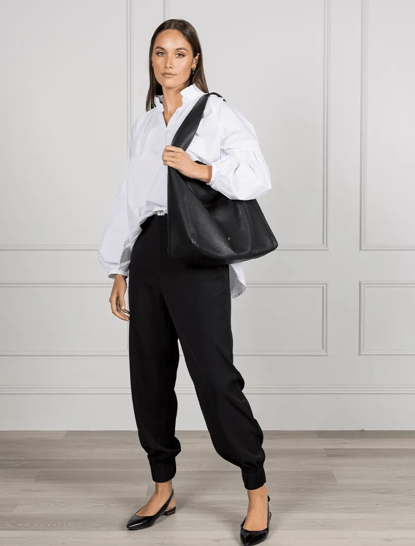 The Hendrix Cuffed Pants Black - FINAL SALE