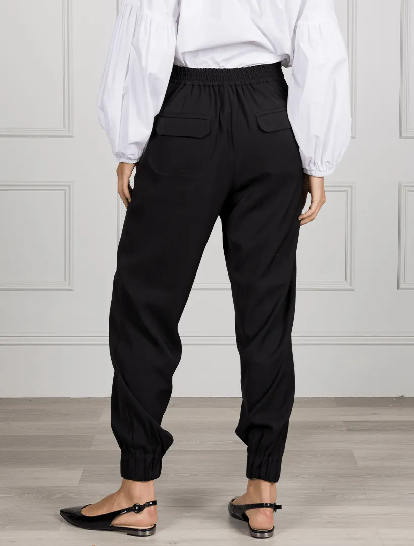 The Hendrix Cuffed Pants Black - FINAL SALE