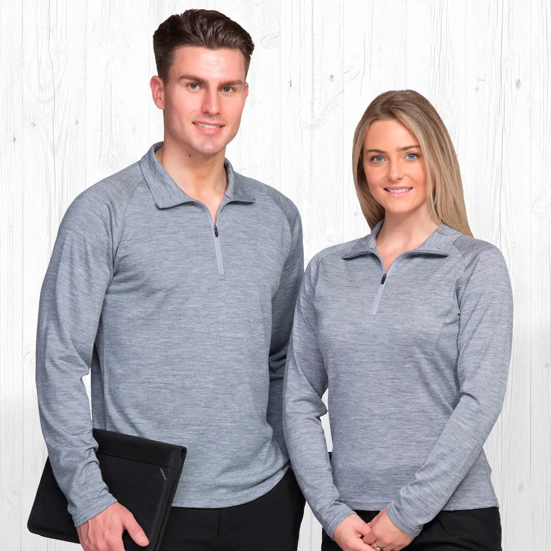 The Merino Zip Pullover | Mens