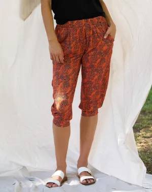 Tokyo 3/4 Pant - Animal Print