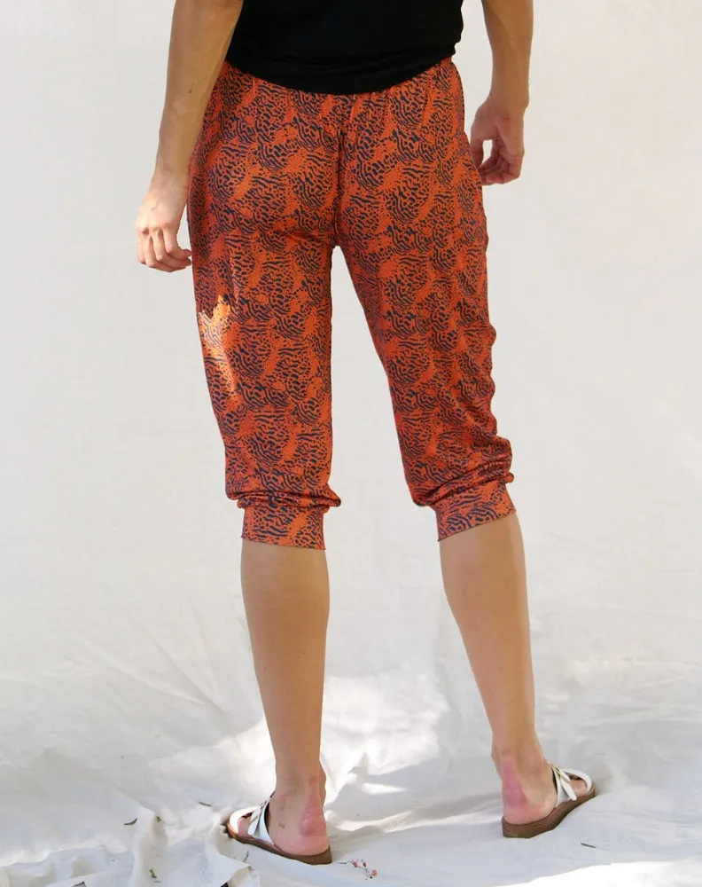 Tokyo 3/4 Pant - Animal Print