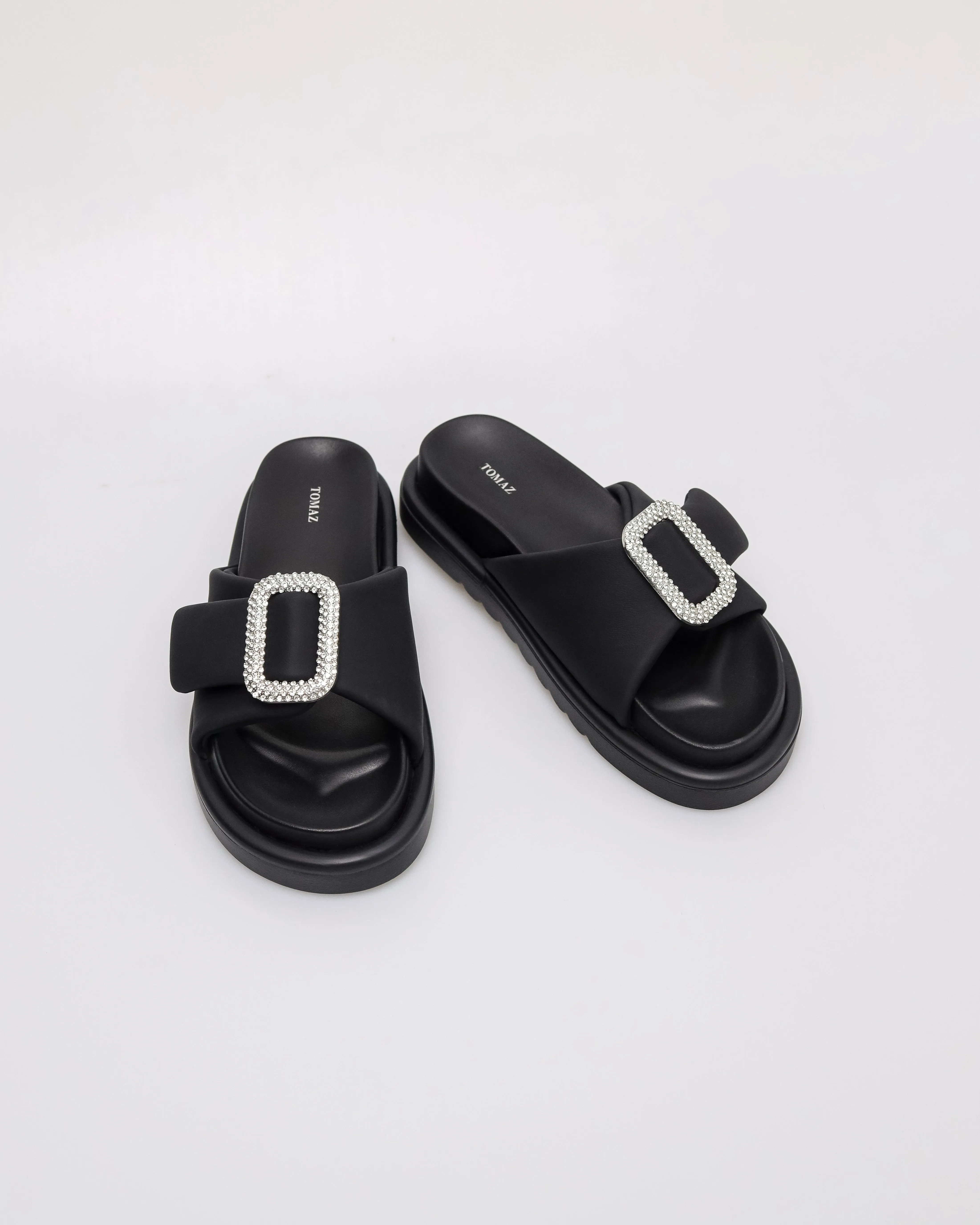 Tomaz NN452 Ladies Jewel Buckle Flats