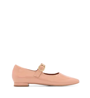 Tyto Blush Patent Leather & Hardware Ballet Flats