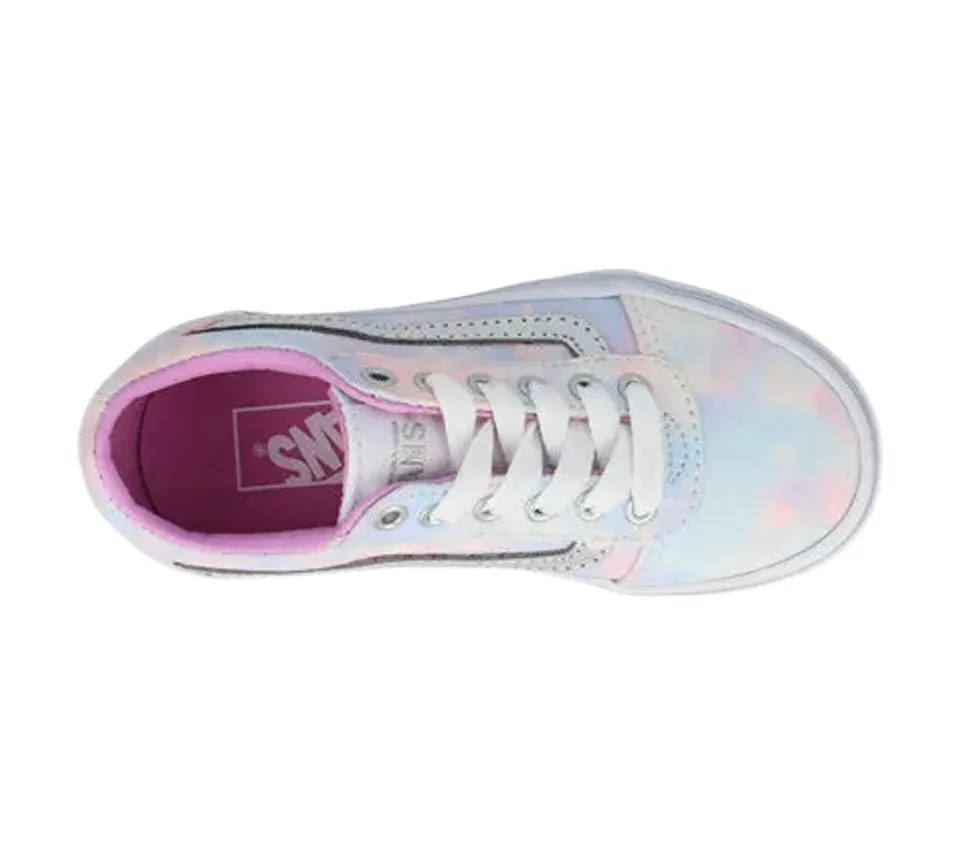 Vans Active MY Ward Multi Tie Dye VN0A3TFW3QT1 Shoes White Glitter Child UK 3-5
