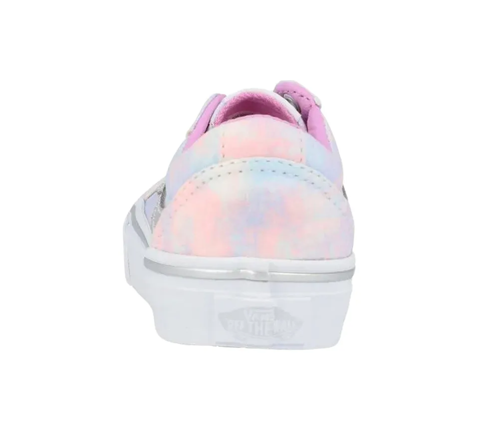 Vans Active MY Ward Multi Tie Dye VN0A3TFW3QT1 Shoes White Glitter Child UK 3-5