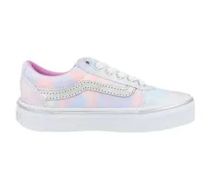 Vans Active MY Ward Multi Tie Dye VN0A3TFW3QT1 Shoes White Glitter Child UK 3-5