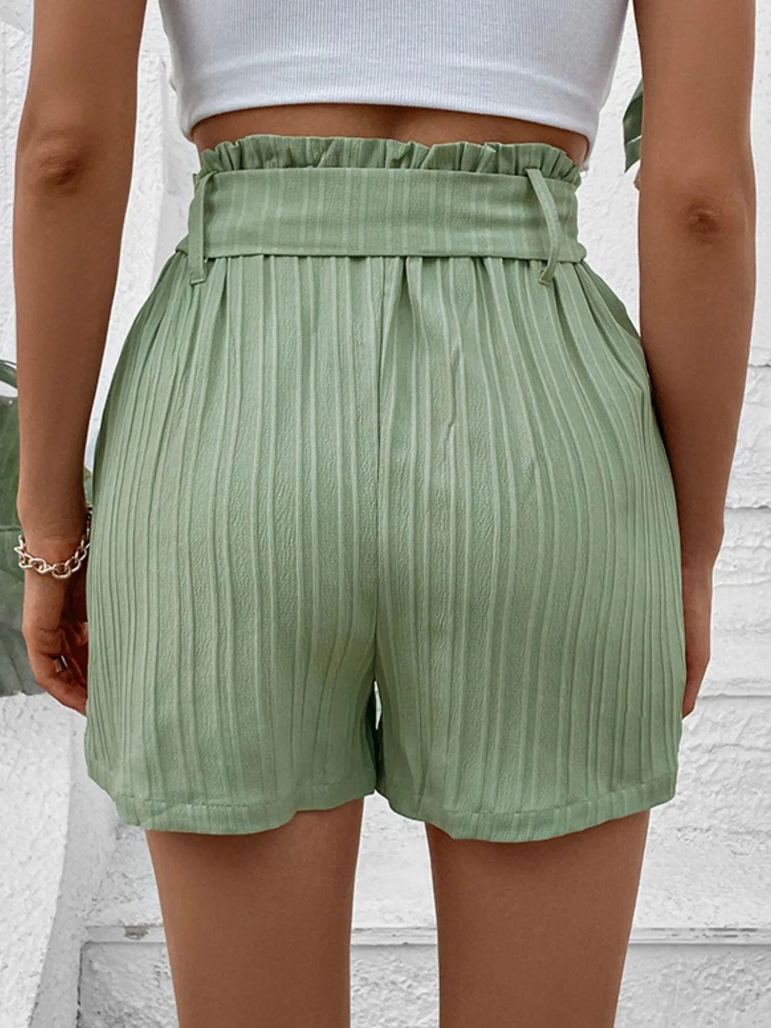 Versatile Choice High Waisted Shorts With Belt