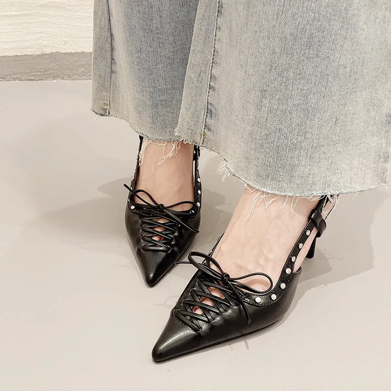 Versatile Pointed Toe High Heel Women's Sandals