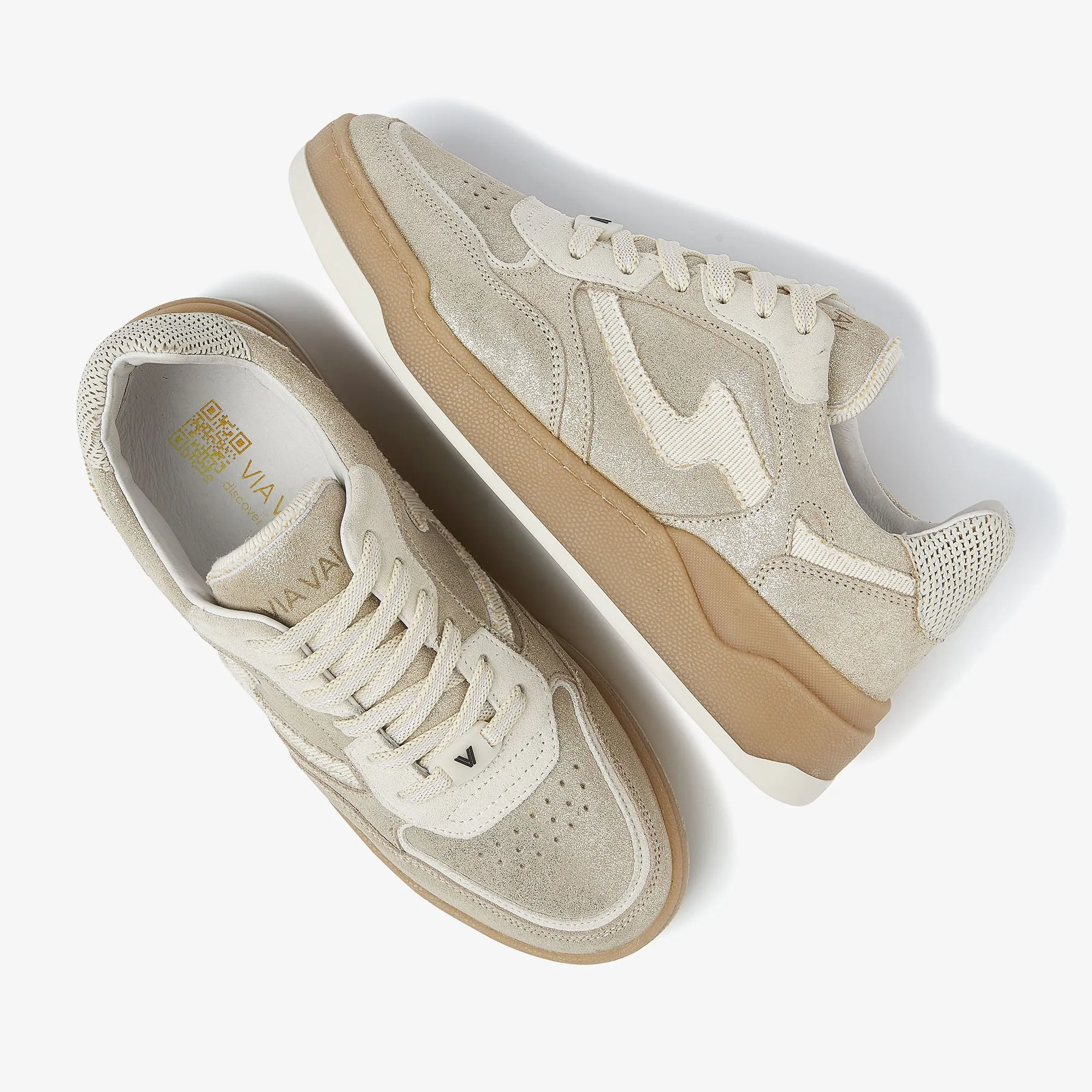 VIA VAI Harley Gold Sam Levi Sneakers Beige