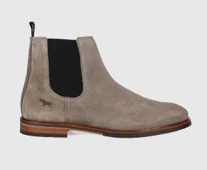 Wild Rhino Richmond Grey Suede Chelsea Ankle Boot Made In Portugal