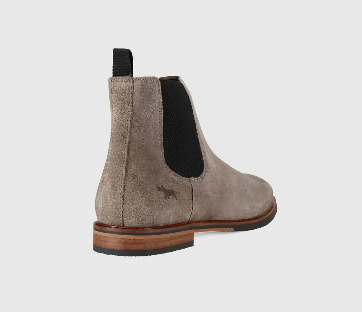 Wild Rhino Richmond Grey Suede Chelsea Ankle Boot Made In Portugal
